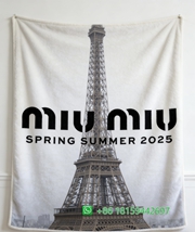 Miumiu Throw Blankets